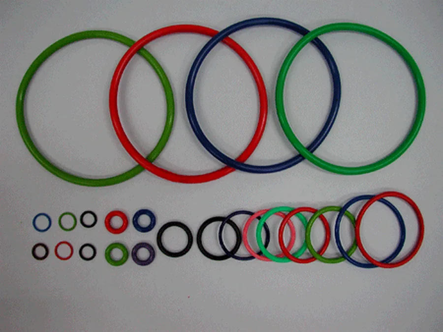 O-rings in a range of sizes and compounds